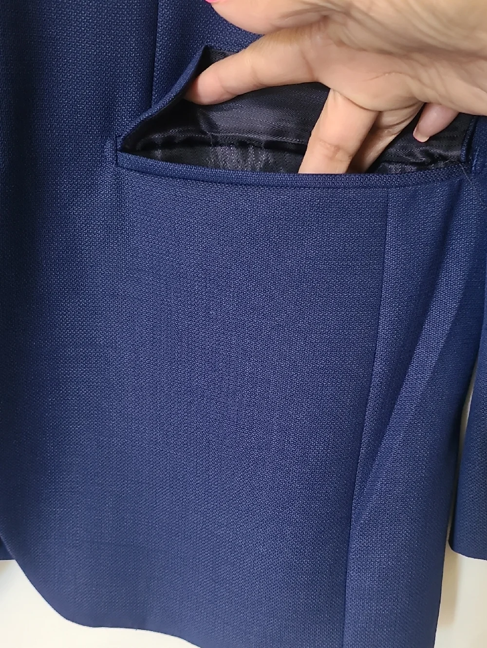 Arturo Calle Men's Blue Classic 2-Piece Suit Tailored Blazer & Trousers Size 38R